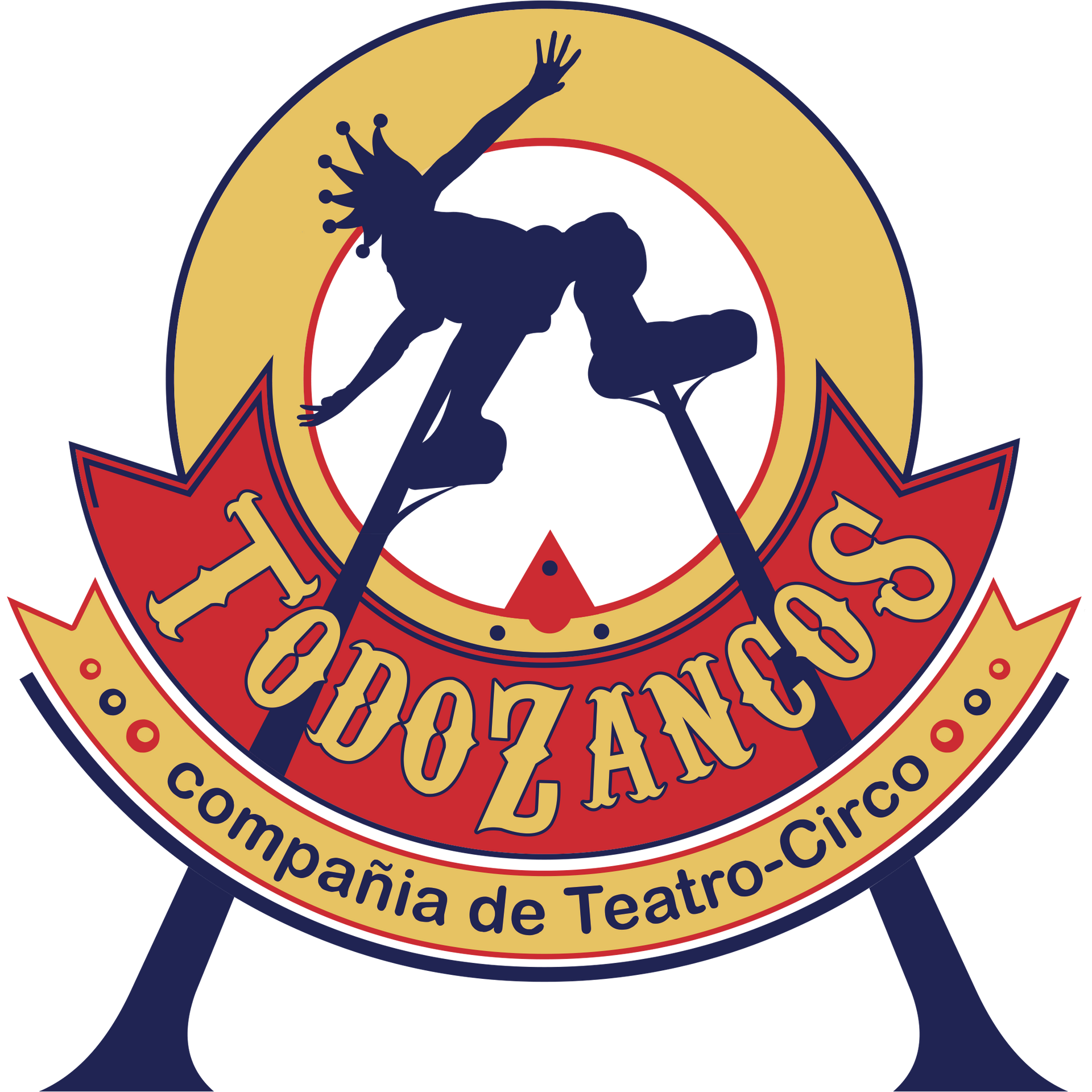 Logotipo de TodoZancos, compañía de teatro y circo.